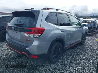 2024 Subaru Forester Sport with VIN JF2SKAGC1RH415837, listed as a IAAI auction lot 41622111 with 4,994 mi miles. Bid and sale history available at carsss.com. Image 4.