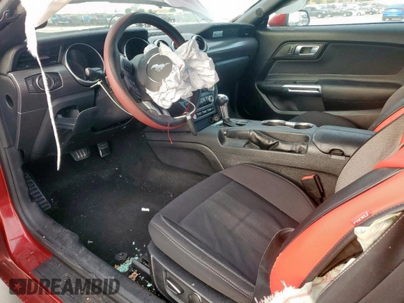 2019 Ford Mustang GT with VIN 1FA6P8CFXK5105693, listed as a Copart auction lot 50537475 with 69,543 mi miles and Salvage Title. Bid and sale history available at carsss.com. Image 7.