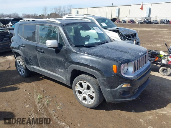 2018 Jeep Renegade Limited with VIN ZACCJBDB8JPH11684, listed as a IAAI auction lot 41798155 with 74,875 mi miles and . Bid and sale history available at DreamBid. Image 1.