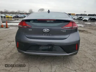 2017 Hyundai Ioniq Blue with VIN KMHC65LC2HU047061, listed as a Copart auction lot 51513465 with 106,466 mi miles and Clean Title. Bid and sale history available at DreamBid. Image 6.