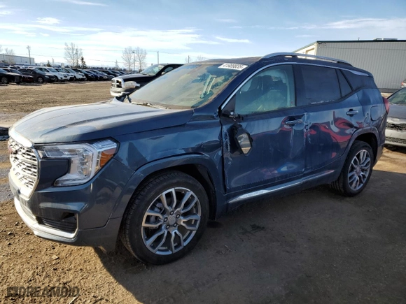 2024 GMC Terrain Denali with VIN 3GKALXEG9RL263117, listed as a Copart auction lot 41989835 with 5,341 mi miles and Salvage Title. Bid and sale history available at carsss.com. Image 1.