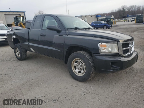 2010 Dodge Dakota with VIN 1D7CW2BK3AS110848, listed as a Copart auction lot 52712865 with 79,742 mi miles and Salvage title. Bid and sale history available at DreamBid. Image 4.