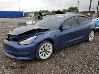 2021 Tesla Model 3 Long Range z VIN 5YJ3E1EB3MF980135, wystawiony jako Copart lot #58241555 z przebiegiem 80 618 mil mil oraz Czysty tytuł • Clean title. Historia ofert i sprzedaży dostępna na DreamBid. Obrazek 1.