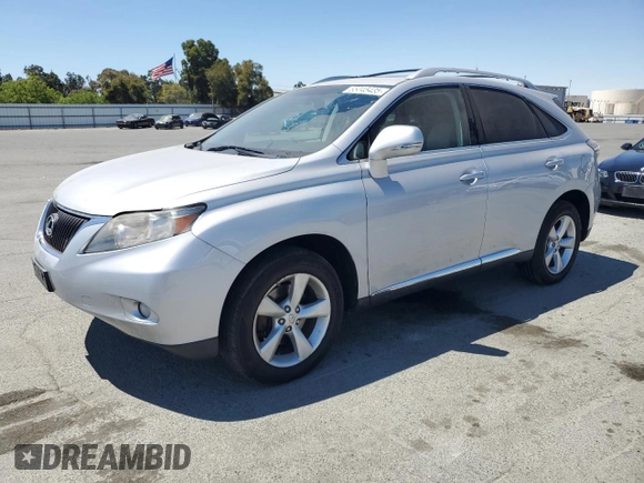 2011 Lexus RX 350 with VIN 2T2BK1BA7BC104102, listed as a Copart auction lot 65045435 with 125,374 mi miles and Salvage title. Bid and sale history available at DreamBid. Image 1.