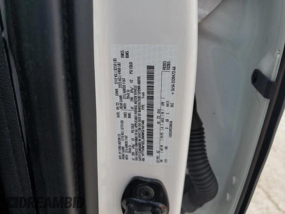 2022 Ford F-150 Lightning Pro with VIN 1FTVW1EL3NWG16146, listed as a Copart auction lot 65322785 with 68,928 mi miles and Salvage title. Bid and sale history available at DreamBid. Image 12.