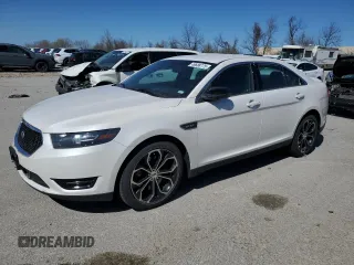 2015 Ford Taurus SHO with VIN 1FAHP2KT3FG203228, listed as a Copart auction lot 49688775 with 76,218 mi miles and Salvage Title. Bid and sale history available at DreamBid. Image 1.