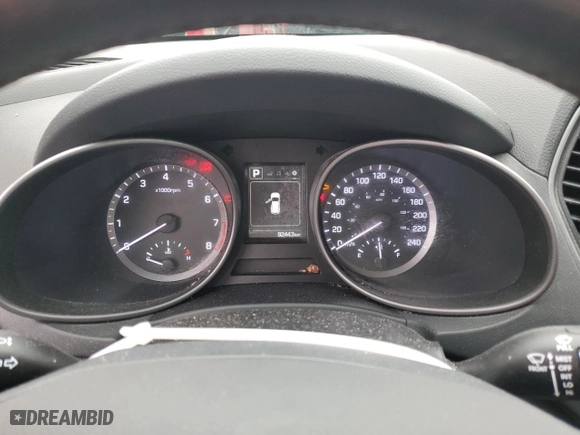 2018 Hyundai Santa Fe Sport 2.4L with VIN 5XYZUDLB0JG573539, listed as a Copart auction lot 84808864 with 92,443 mi miles and Salvage Title. Bid and sale history available at carsss.com. Image 9.