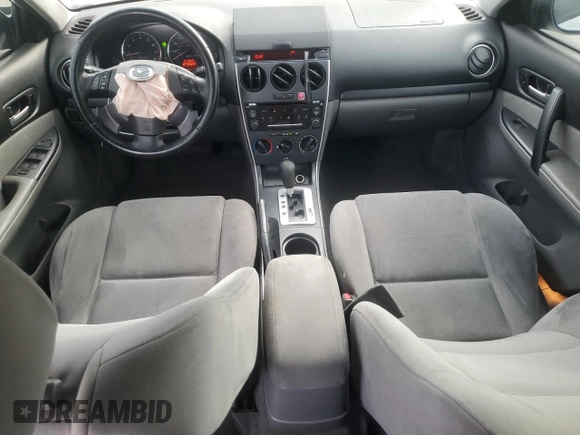 2007 Mazda 6 S Sport VE with VIN 1YVHP80D075M16766, listed as a Copart auction lot 42512665 with 213,967 mi miles and Salvage Title. Bid and sale history available at DreamBid. Image 8.