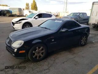 1998 Mercedes-Benz SLK-Class with VIN WDBKK47F5WF021225, listed as a Copart auction lot 78229924 with 134,482 mi miles and Salvage Title. Bid and sale history available at carsss.com. Image 1.