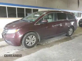 2014 Honda Odyssey EX-L with VIN 5FNRL5H60EB035070, listed as a Copart auction lot 60554745 with 158,914 mi miles and Clean title. Bid and sale history available at DreamBid. Image 1.
