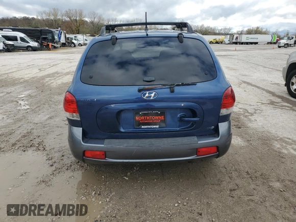 2006 Hyundai Santa Fe GLS with VIN KM8SC73DX6U101860, listed as a Copart auction lot 79405724 with 221,485 mi miles and Clean Title. Bid and sale history available at carsss.com. Image 6.