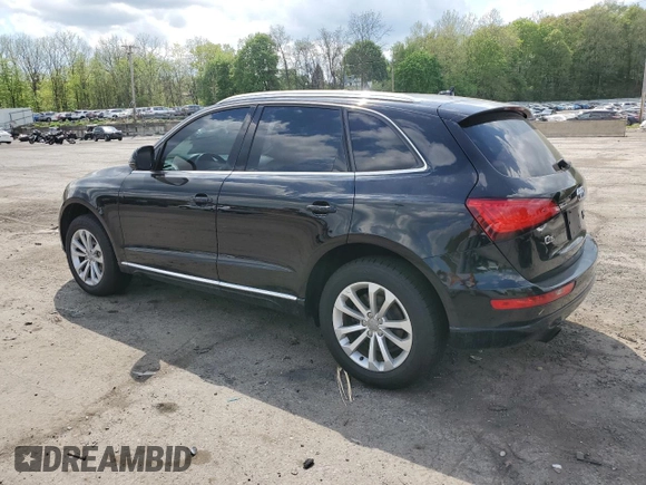2014 Audi Q5 Premium with VIN WA1CFAFP0EA041083, listed as a Copart auction lot 55646555 with 143,333 mi miles and Clean title. Bid and sale history available at DreamBid. Image 2.