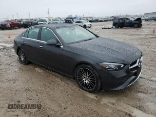 2022 Mercedes-Benz C 300 with VIN W1KAF4GB4NR018480, listed as a Copart auction lot 44809485 with 24,373 mi miles and Salvage Title. Bid and sale history available at DreamBid. Image 4.