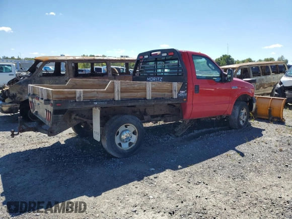 2007 Ford F-250 XL with VIN 1FTNF21567EB06167, listed as a Copart auction lot 68421444 with 51,153 mi miles and Salvage Title. Bid and sale history available at DreamBid. Image 3.