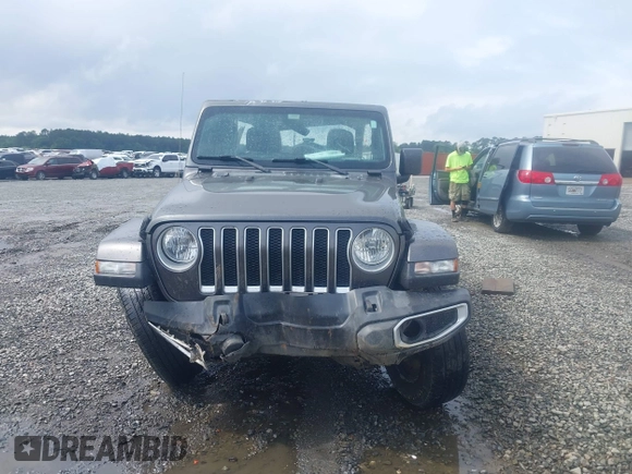 2019 Jeep Wrangler Unlimited Sahara with VIN 1C4HJXEG8KW627530, listed as a IAAI auction lot 42122544 with 118,064 mi miles and . Bid and sale history available at DreamBid. Image 12.