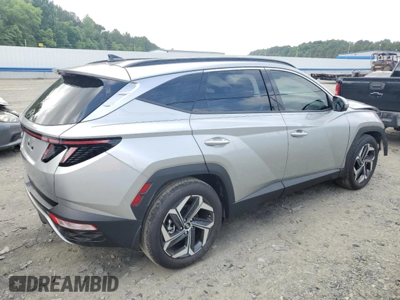 2024 Hyundai Tucson Limited z VIN 5NMJE3DE3RH405702, wystawiony jako Copart lot #56878885 z przebiegiem 5 315 mil mil oraz Szkoda całkowita • Salvage title. Historia ofert i sprzedaży dostępna na DreamBid. Obrazek 3.