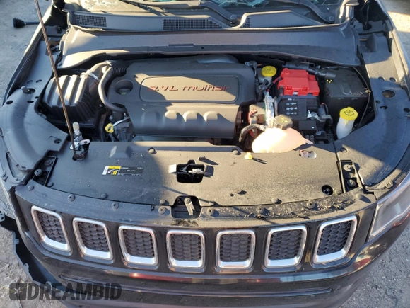 2019 Jeep Compass Altitude with VIN 3C4NJCBB4KT685886, listed as a Copart auction lot 74111314 with 24,455 mi miles and Salvage Title. Bid and sale history available at carsss.com. Image 12.