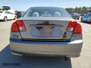 2005 Honda Civic Sdn LX SSRS with VIN 2HGES16655H047627, listed as a Copart auction lot 53138785 with 156,906 mi miles and Clean Title. Bid and sale history available at carsss.com. Image 6.