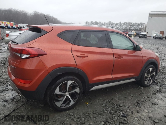 2017 Hyundai Tucson Sport z VIN KM8J33A25HU479951, wystawiony jako Copart lot #47854555 z przebiegiem 103 818 mil mil oraz Szkoda całkowita • Salvage title. Historia ofert i sprzedaży dostępna na DreamBid. Obrazek 3.