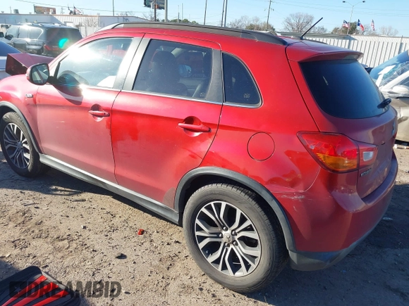2016 Mitsubishi Outlander Sport 2.4 SEL with VIN JA4AP4AW8GZ026954, listed as a IAAI auction lot 41664158 with 103,103 mi miles. Bid and sale history available at carsss.com. Image 3.