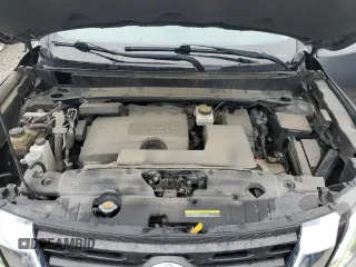 2017 Nissan Pathfinder SV with VIN 5N1DR2MN0HC668833, listed as a Copart auction lot 53475295 with 102,111 mi miles and Salvage title. Bid and sale history available at DreamBid. Image 12.