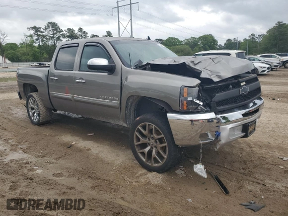2013 Chevrolet Silverado 1500 LT with VIN 3GCPCSE07DG265705, listed as a Copart auction lot 51494245 with 127,731 mi miles and Salvage Title. Bid and sale history available at DreamBid. Image 4.