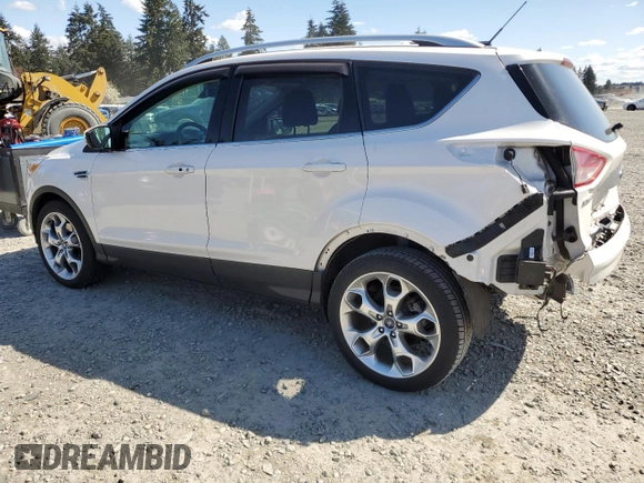 2016 Ford Escape Titanium with VIN 1FMCU9J98GUC00707, listed as a Copart auction lot 54197425 with 95,568 mi miles and Salvage Title. Bid and sale history available at DreamBid. Image 2.