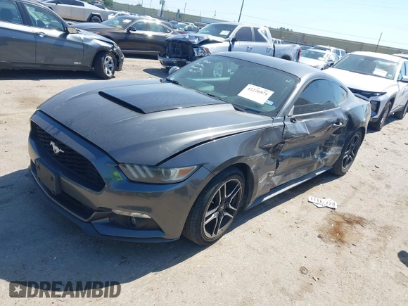 2015 Ford Mustang V6 with VIN 1FA6P8AM8F5329519, listed as a IAAI auction lot 42226971 with 108,730 mi miles and . Bid and sale history available at DreamBid. Image 17.