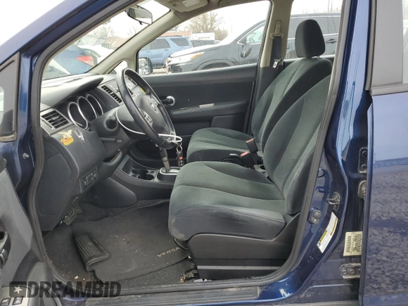 2012 Nissan Versa S with VIN 3N1BC1CP9CK202060, listed as a Copart auction lot 50350005 with 98,988 mi miles and Salvage Title. Bid and sale history available at carsss.com. Image 7.