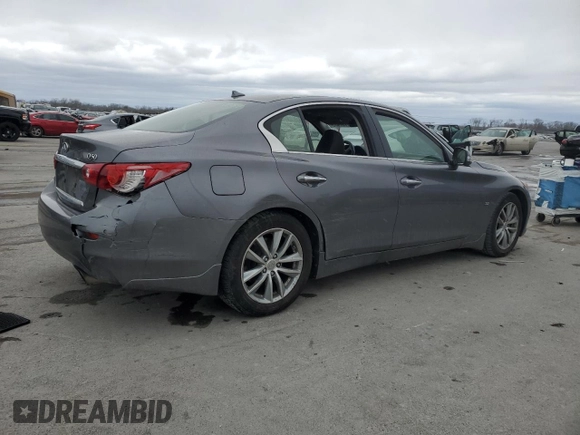 2014 Infiniti Q50 Sport with VIN JN1BV7AP6EM675045, listed as a Copart auction lot 47797435 with 155,303 mi miles and Clean Title. Bid and sale history available at DreamBid. Image 3.