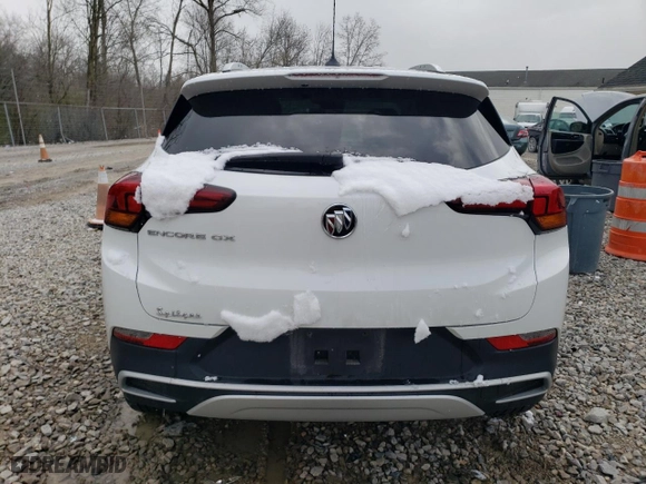 2023 Buick Encore GX Select with VIN KL4MMDS21PB020407, listed as a Copart auction lot 52148625 with 18,261 mi miles and Salvage Title. Bid and sale history available at carsss.com. Image 6.