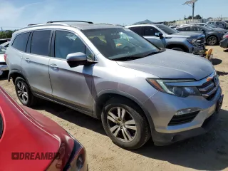 2016 Honda Pilot EX-L with VIN 5FNYF6H52GB067621, listed as a Copart auction lot 53848105 with 75,332 mi miles and Salvage Title. Bid and sale history available at carsss.com. Image 4.