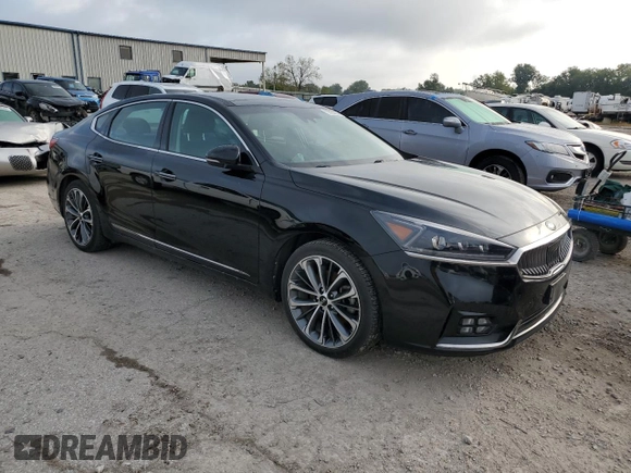 2019 Kia Cadenza Technology with VIN KNALC4J10K5159526, listed as a Copart auction lot 72820654 with 104,671 mi miles and Salvage Title. Bid and sale history available at carsss.com. Image 4.
