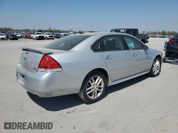 2016 Chevrolet Impala LTZ with VIN 2G1WC5E33G1123591, listed as a Copart auction lot 52493685 with 105,069 mi miles and Salvage title. Bid and sale history available at DreamBid. Image 3.