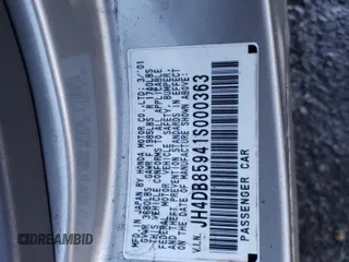 2001 Acura Integra z VIN JH4DB85941S000363, wystawiony jako Copart lot #38329394 z przebiegiem 180 752 mil mil oraz Szkoda całkowita • Salvage title. Historia ofert i sprzedaży dostępna na DreamBid. Obrazek 12.