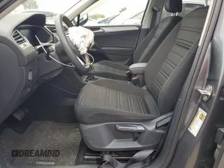 2022 Volkswagen Tiguan S with VIN 3VV1B7AX5NM138710, listed as a Copart auction lot 55900645 with 16,837 mi miles and Salvage title. Bid and sale history available at DreamBid. Image 7.