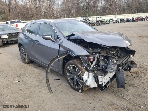 2020 Lexus UX with VIN JTHX3JBH4L2029409, listed as a Copart auction lot 36691993 with 17,749 mi miles. Bid and sale history available at carsss.com. Image 4.