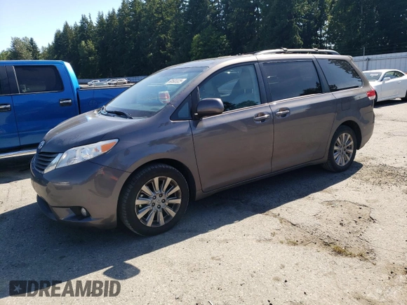 2012 Toyota Sienna XLE with VIN 5TDDK3DC5CS036642, listed as a Copart auction lot 60503325 with 199,097 mi miles and Clean title. Bid and sale history available at DreamBid. Image 1.