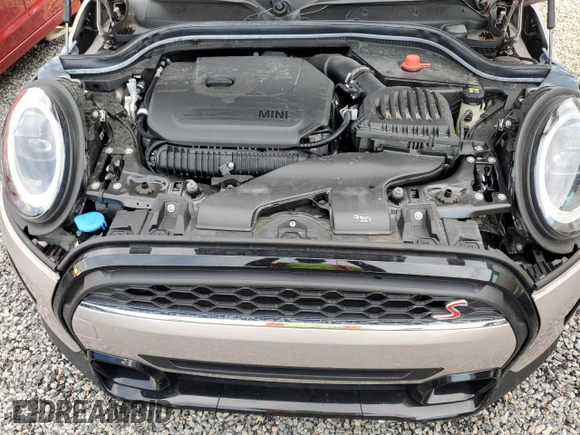 2022 MINI Convertible Cooper S z VIN WMW43DL0XN3P20467, wystawiony jako Copart lot #75042174 z przebiegiem 9 038 mil mil oraz Nie do naprawy • Non repairable. Historia ofert i sprzedaży dostępna na DreamBid. Obrazek 12.
