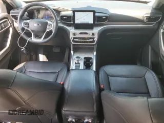 2023 Ford Explorer XLT with VIN 1FMSK7DH6PGA48191, listed as a Copart auction lot 62588395 with 24,383 mi miles and Salvage title. Bid and sale history available at DreamBid. Image 8.