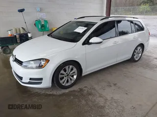 2017 Volkswagen Golf SportWagen S with VIN 3VW017AU7HM542838, listed as a IAAI auction lot 41933857 with 87,573 mi miles. Bid and sale history available at carsss.com. Image 17.