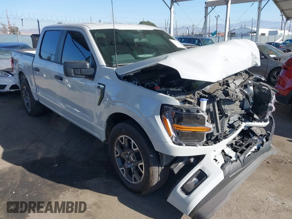 2024 Ford F-150 STX with VIN 1FTEW2KP7RFA29709, listed as a IAAI auction lot 41311395 with 5,883 mi miles and . Bid and sale history available at carsss.com. Image 1.