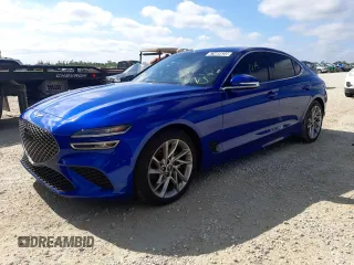 2022 Genesis G70 2.0T with VIN KMTG34TA9NU088968, listed as a Copart auction lot 67469522 with Not Provided miles and Non Repairable. Bid and sale history available at DreamBid. Image 1.