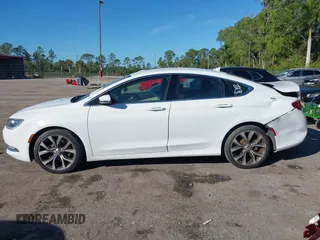 2016 Chrysler 200 C with VIN 1C3CCCCB0GN134012, listed as a IAAI auction lot 41427127 with 125,145 mi miles. Bid and sale history available at carsss.com. Image 14.