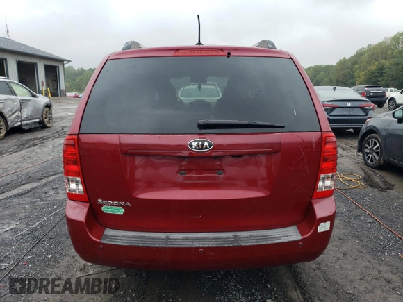 2011 Kia Sedona LX with VIN KNDMG4C71B6396100, listed as a Copart auction lot 73844074 with 103,230 mi miles and Clean Title. Bid and sale history available at carsss.com. Image 6.