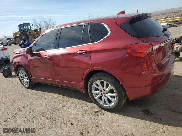 2020 Buick Envision Preferred with VIN LRBFXBSAXLD085156, listed as a Copart auction lot 85452504 with 54,613 mi miles and Salvage Title. Bid and sale history available at carsss.com. Image 2.