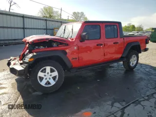 2020 Jeep Gladiator Sport S z VIN 1C6HJTAG4LL162110, wystawiony jako Copart lot #51546565 z przebiegiem 67 948 mil mil oraz Szkoda całkowita • Salvage title. Historia ofert i sprzedaży dostępna na DreamBid. Obrazek 1.