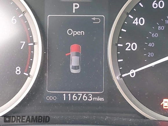 2016 Lexus IS 200t with VIN JTHBA1D2XG5007623, listed as a IAAI auction lot 42432579 with 116,763 mi miles and . Bid and sale history available at DreamBid. Image 7.