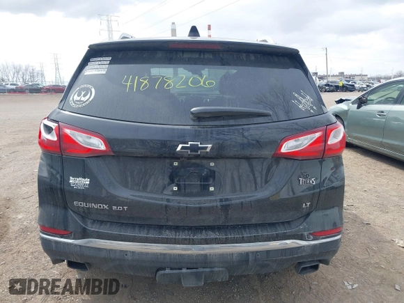2018 Chevrolet Equinox LT with VIN 2GNAXKEXXJ6213183, listed as a IAAI auction lot 41878206 with 140,000 mi miles and . Bid and sale history available at DreamBid. Image 16.