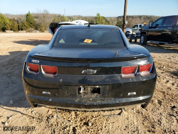 2013 Chevrolet Camaro LT with VIN 2G1FC1E3XD9209745, listed as a Copart auction lot 43933035 with 0 mi miles and Salvage Title. Bid and sale history available at carsss.com. Image 6.